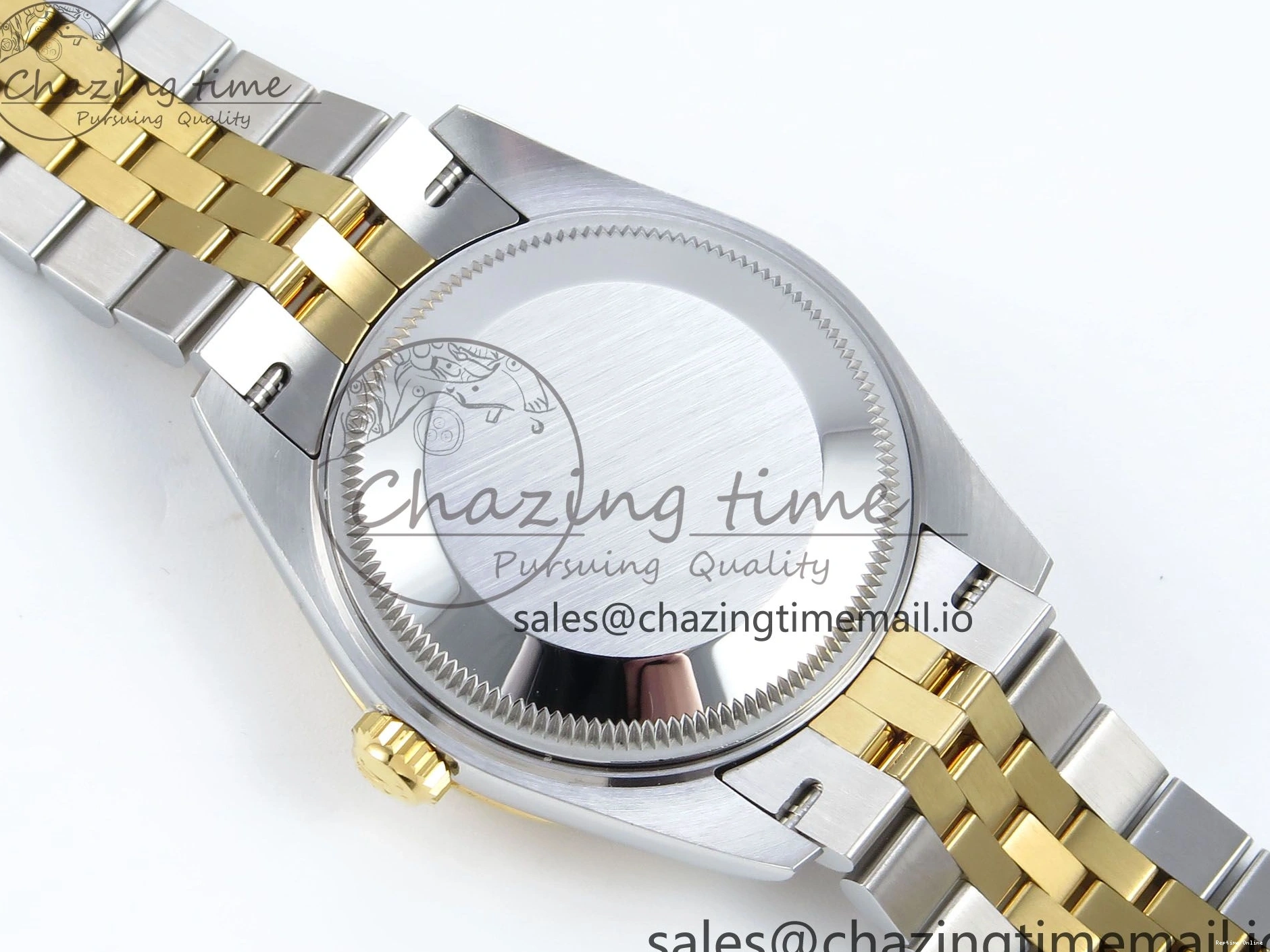 0228 DateJust 31 278273 ARF 1:1 Best Edition 904L Steel Gray Roman Diamonds Dial on SS YG Jubilee Bracelet ETA Comfortable 564